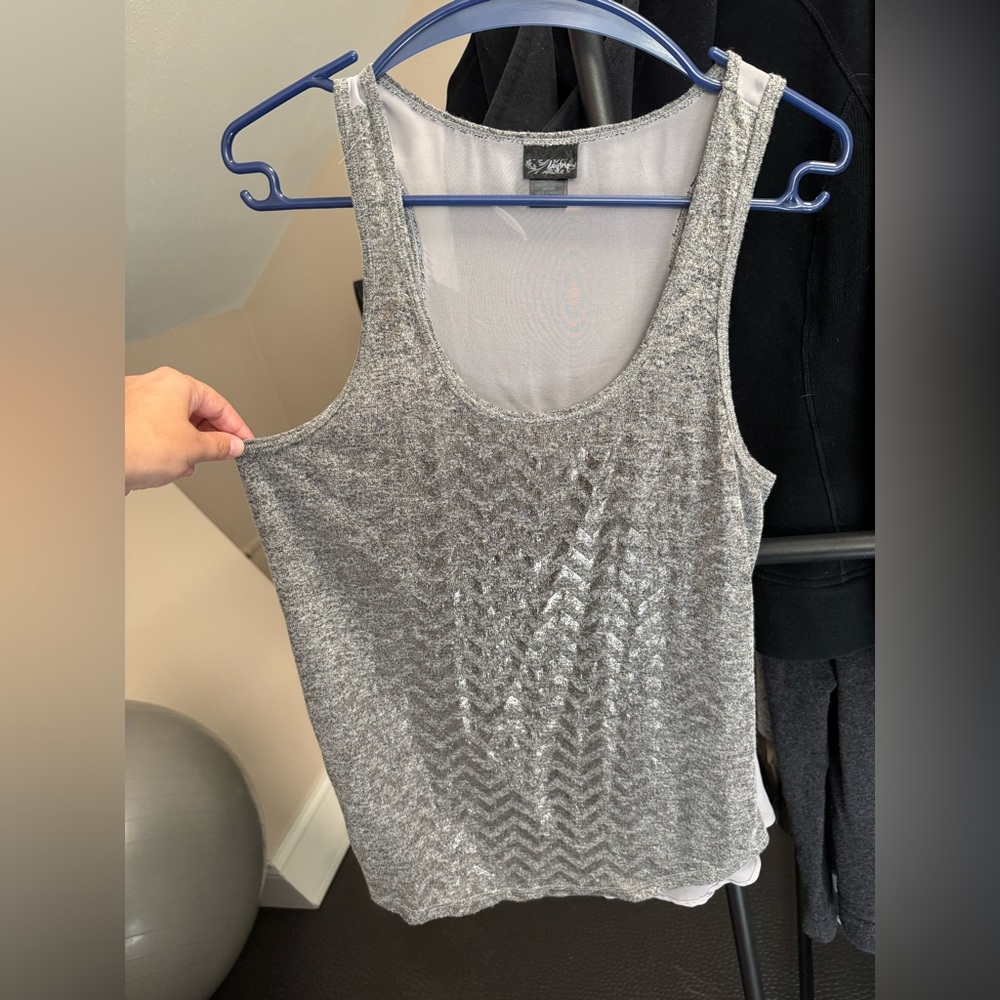 Daytrip Silver Tank Top